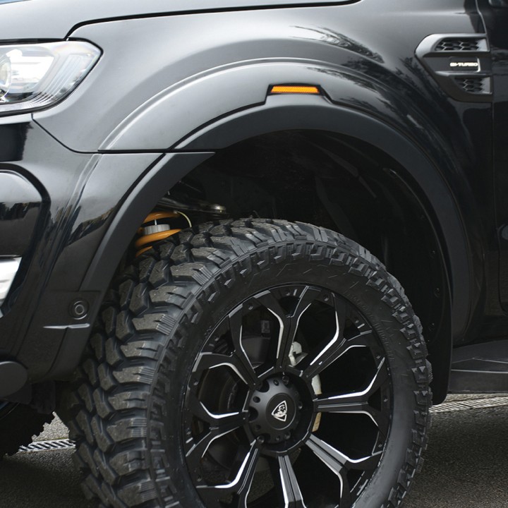 Fender Flares, Trux Sport XV-R in with Park Assist, Color Primer, Ford Ranger Double Cab 2019 - 2022 - EDK.ro