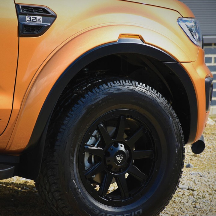 Fender Flares, Trux Sport XV-R in with Park Assist, Color Primer, Ford Ranger Double Cab 2019 - 2022 - EDK.ro