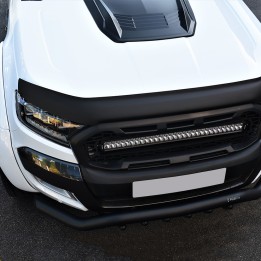 Deflector Capotă, Trux, Culoare Negru Mat, Ford Ranger Cabină Dublă / Cabină Extra 2019 - 2022 - EDK.ro
