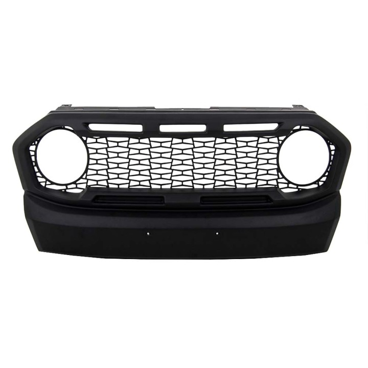 Front Grille, Predator IPF LED Driving Lights, Color Matt Black, Ford Ranger Limited / Wildtrak Double Cab / Extra Cab 2019 - 20