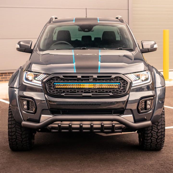 EC Approved LED Projector Integration Kit for Grille, Predator 30", Ford Ranger Wildtrak Double Cab / Extra Cab 2019 - 2022 - ED