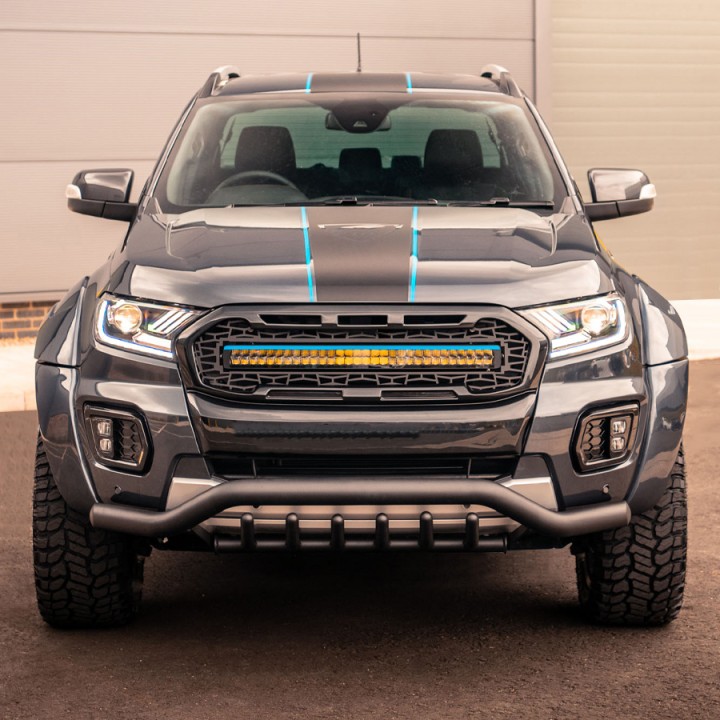 EC Approved LED Projector Integration Kit for Grille, Predator 30", Ford Ranger Wildtrak Double Cab / Extra Cab 2019 - 2022 - ED