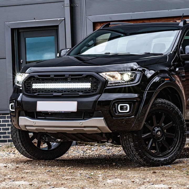 Kit de Integrare Proiectoare LED Omologate Pentru Grilă, Predator 30", Ford Ranger Wildtrak Cabină Dublă / Cabină Extra 2019 - 2