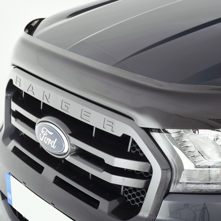 Bonnet Protector, Trux, Color Dark Smoke, Ford Ranger Double Cab / Extra Cab 2019 - 2022 - EDK.ro