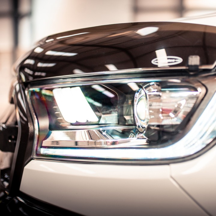 Faruri LED, Predator RHD Mustang Stil HID, Ford Ranger Cabină Dublă / Cabină Extra 2019 - 2022 - EDK.ro
