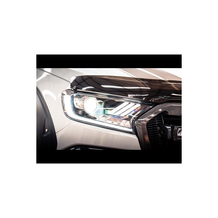 Faruri LED, Predator RHD Mustang Stil HID, Ford Ranger Cabină Dublă / Cabină Extra 2019 - 2022 - EDK.ro