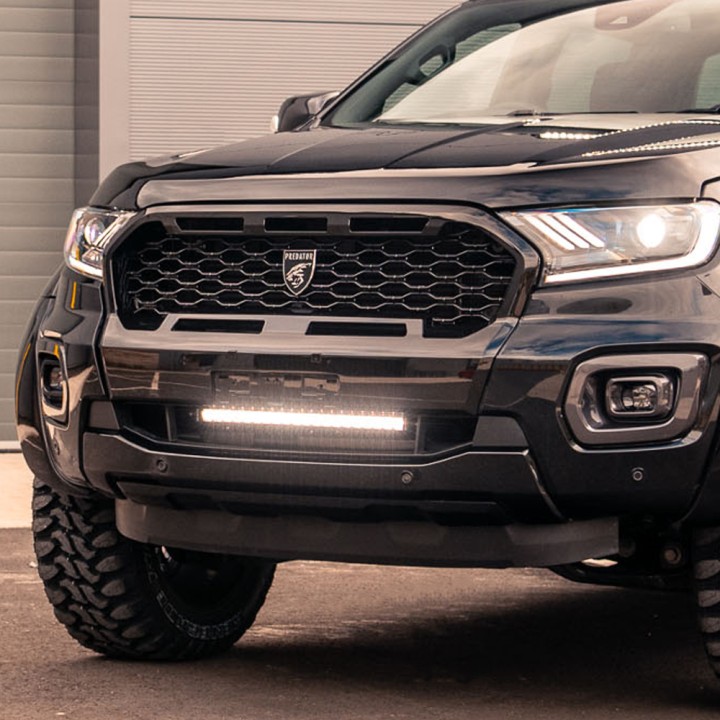 Kit de Integrare Proiectoare LED Omologate Pentru Bara Față, Predator Valance 20", Ford Ranger Limited / Wildtrak / XLT / XL / W