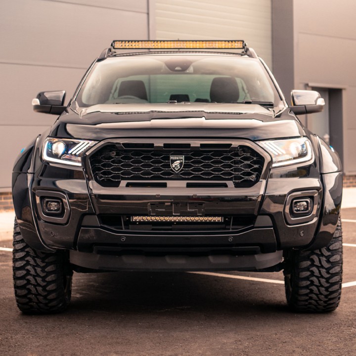 EC Approved LED Projector Integration Kit for Front Bumper, Predator Valance 20", Ford Ranger Limited / Wildtrak / XLT / XL / Wo