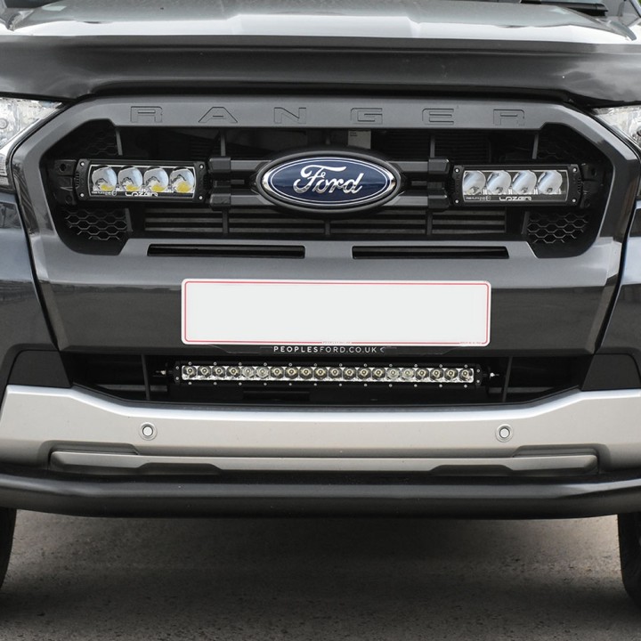EC Approved LED Projector Integration Kit for Front Bumper, Predator Valance 20", Ford Ranger Limited / Wildtrak / XLT / XL / Wo