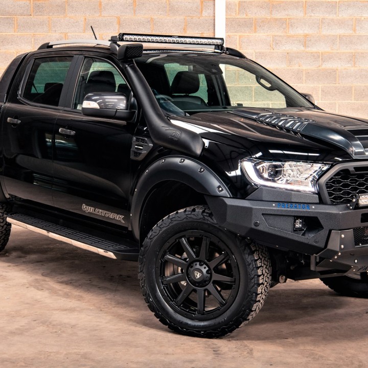 Forward Facing Snorkel, TJM Airtec 2.0L, Ford Ranger Double Cab / Extra Cab 2019 - 2022 - EDK.ro