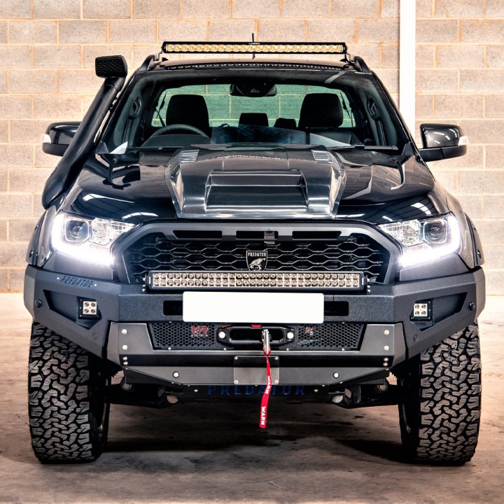 Forward Facing Snorkel, TJM Airtec 2.0L, Ford Ranger Double Cab / Extra Cab 2019 - 2022 - EDK.ro