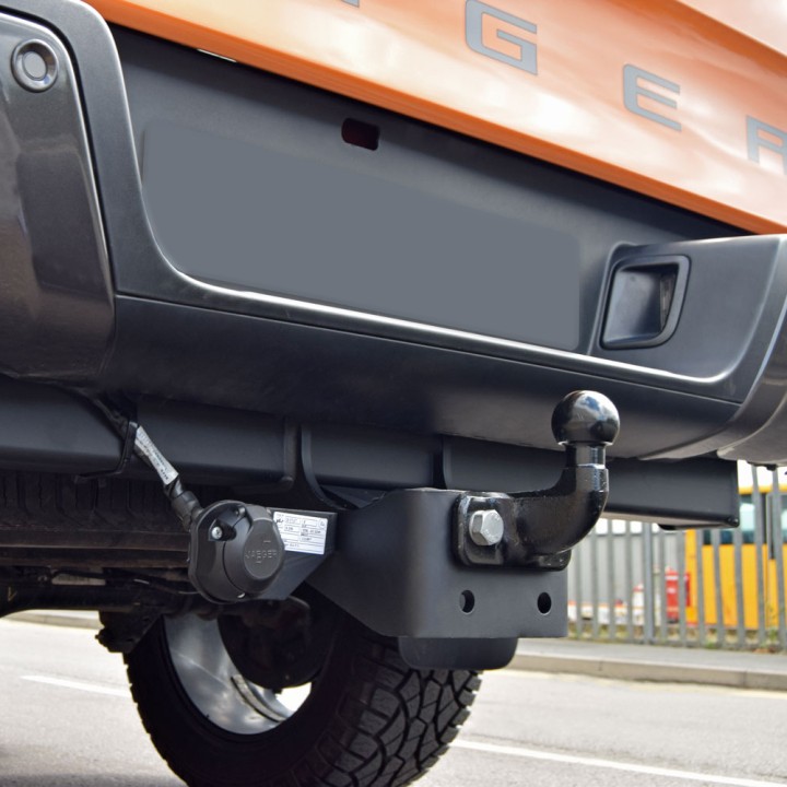 Heavy Duty Fixed Flange Towbar, Trux, Ford Ranger Double Cab / Extra Cab 2019 - 2022 - EDK.ro