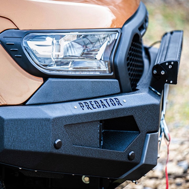 Bară Față cu Suport Troliu, Predator Față, Ford Ranger Cabină Dublă / Cabină Extra 2019 - 2022 - EDK.ro