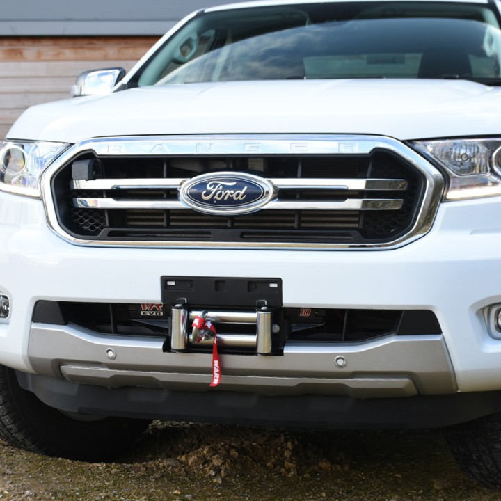 Placă de Montare Troliu, Trux Bară Față, Ford Ranger Cabină Dublă / Cabină Extra 2019 - 2022 - EDK.ro