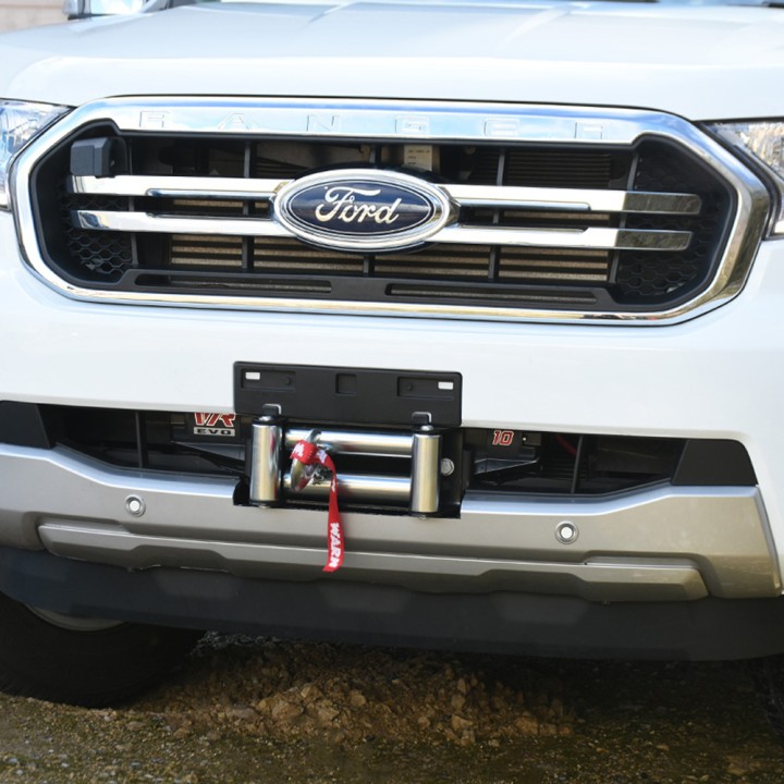 Winch Mounting Plate, Trux Front Bumper, Ford Ranger Limited / Stormtrak / Thunder / Wildtrak / Wolftrak / XL / XLT 2019 - 2022 - EDK.ro