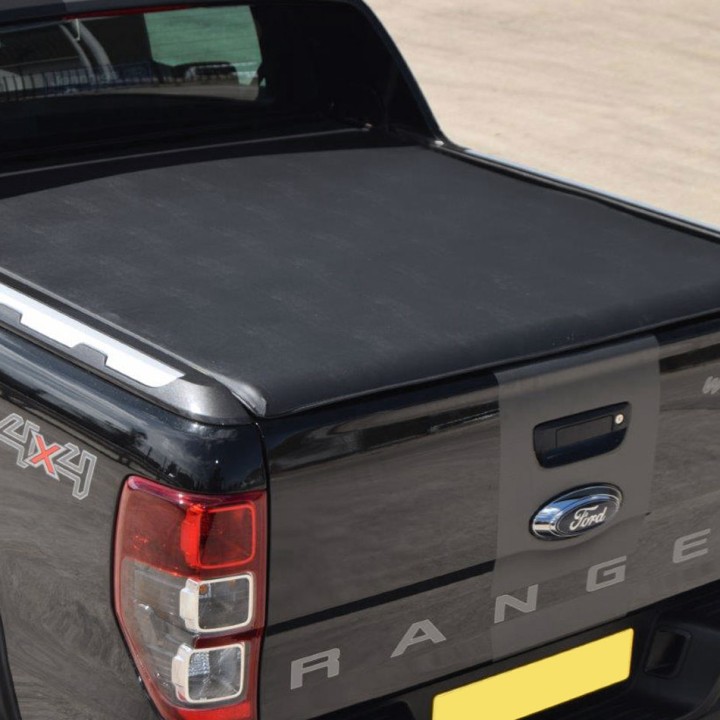 Soft Top Tonneau Bed Cover, Trux Roll, Ford Ranger Wildtrak / Stormtrak / Thunder Double Cab 2019 - 2022 - EDK.ro