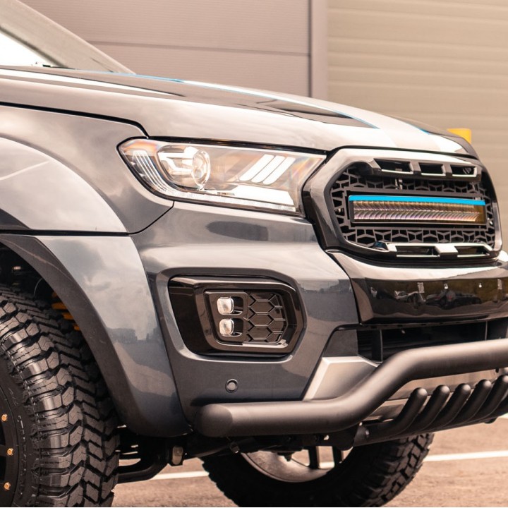 EC Approved LED Projector Integration Kit for Fog Lights, Predator, Ford Ranger Wildtrak Double Cab 2019 - 2022 - EDK.ro