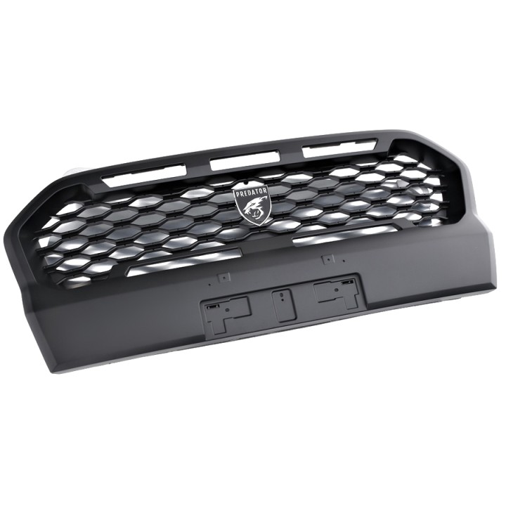 Grilă Față, Predator Plasă, Culoare Negru Lucios sau Mat, Ford Ranger Wildtrak Cabină Dublă 2019 - 2022 - EDK.ro