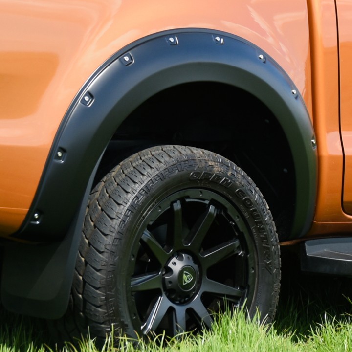 Fender Flares, Trux 6 Inch Extreme, Color Primer, Ford Ranger Double Cab 2019 - 2022 - EDK.ro