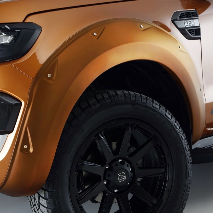 Fender Flares, Trux 9 Inch X-Treme, Color Various Colours, Ford Ranger Double Cab 2019 - 2022 - EDK.ro