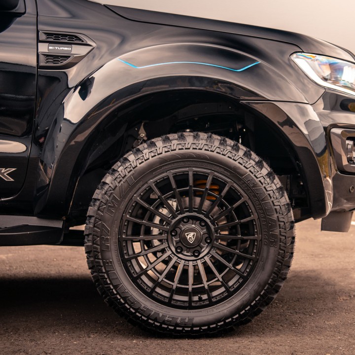 Extensie, Predator Kit Ultra-Wide Wheel Arch Body Kit, Culoare Agate Black, Ford Ranger Stormtrak / Wildtrak / Wolftrak Cabină Dublă 2019 - 2022 - EDK.ro