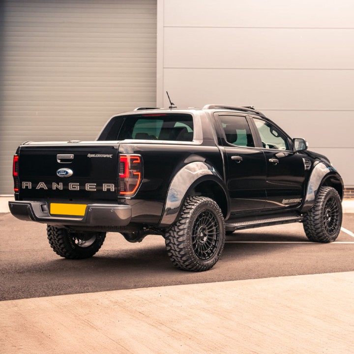 Extensie, Predator Kit Ultra-Wide Wheel Arch Body Kit, Culoare Agate Black, Ford Ranger Cabină Dublă 2019 - 2022 - EDK.ro