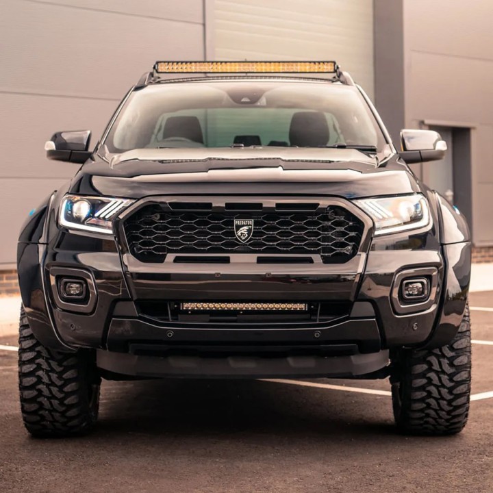 Extensie, Predator Kit Ultra-Wide Wheel Arch Body Kit, Culoare Agate Black, Ford Ranger Stormtrak / Wildtrak / Wolftrak Cabină Dublă 2019 - 2022 - EDK.ro