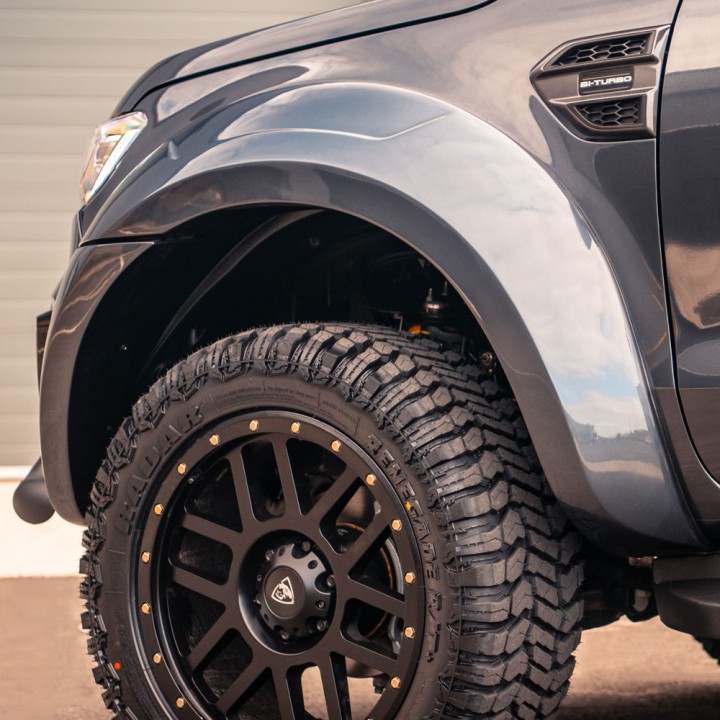 Extension, Predator Kit Ultra-Wide Wheel Arch Body Kit - Sea, Color Grey, Ford Ranger Double Cab 2019 - 2022 - EDK.ro