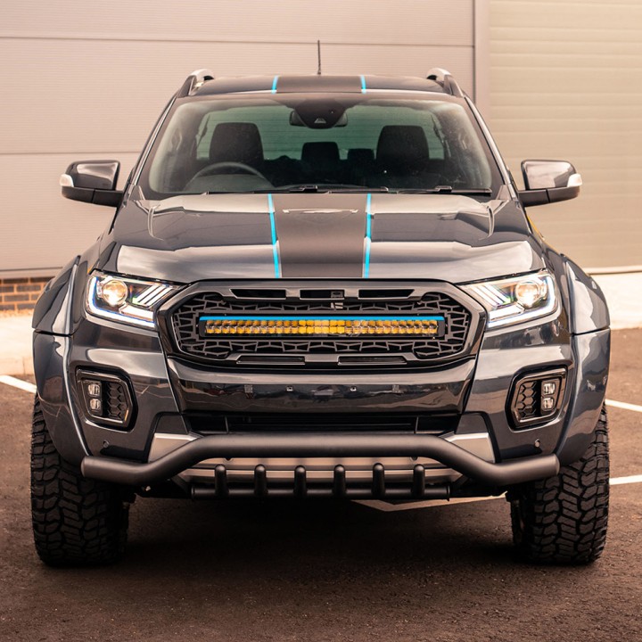 Extension, Predator Kit Ultra-Wide Wheel Arch Body Kit - Sea, Color Grey, Ford Ranger Double Cab 2019 - 2022 - EDK.ro