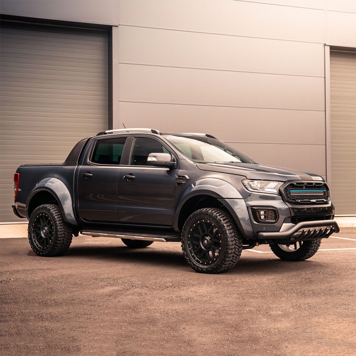 Extension, Predator Kit Ultra-Wide Wheel Arch Body Kit - Sea, Color Grey, Ford Ranger Stormtrak / Wildtrak / Wolftrak Double Cab 2019 - 2022 - EDK.ro
