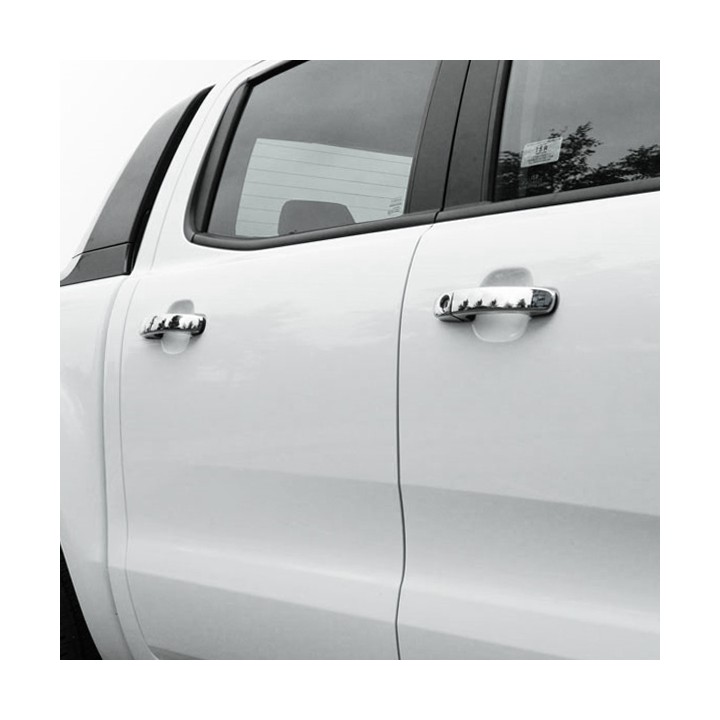 Ornamente Mânere Uși, Trux, Culoare Crom, Ford Ranger Cabină Dublă 2019 - 2022 - EDK.ro