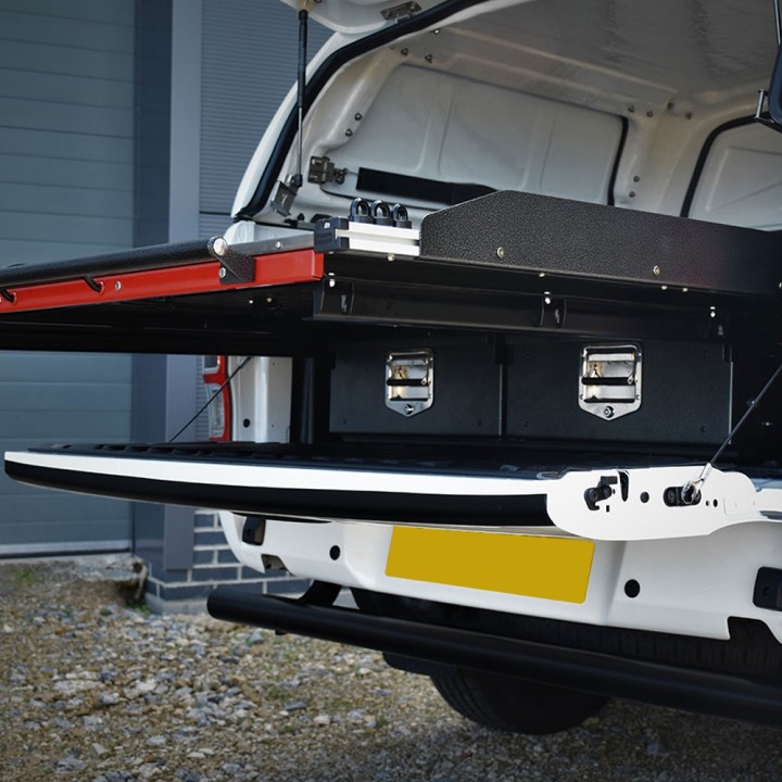 Tavă Glisantă, ProTop Twin Drawer System, Ford Ranger Limited / Stormtrak / Thunder / Wildtrak / Wolftrak / XL / XLT Cabină Dublă 2019 - 2022 - EDK.ro