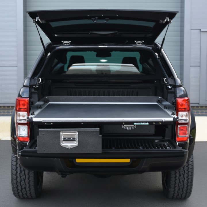 Tavă Glisantă, ProTop Twin Drawer System, Ford Ranger Cabină Dublă 2019 - 2022 - EDK.ro