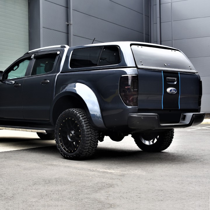 Hardtop Bed Cover, Aeroklas Leisure, Ford Ranger Double Cab 2019 - 2022 - EDK.ro