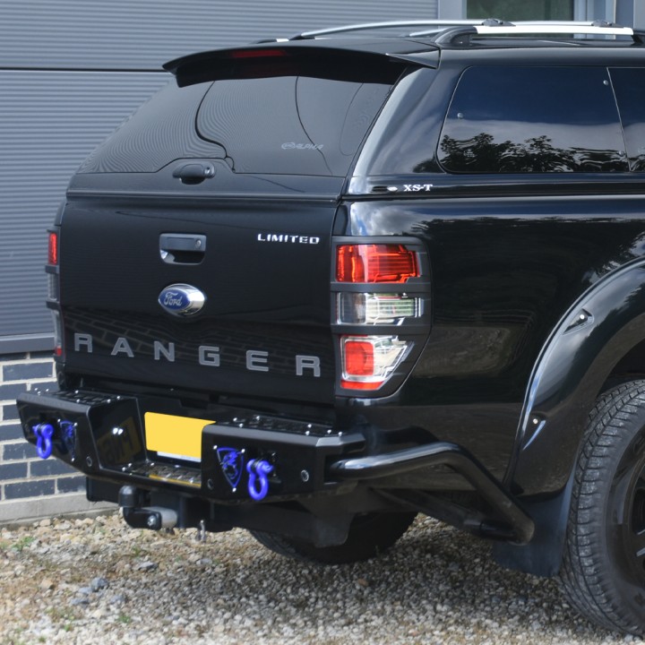 Rear Protection Bar, Predator, Ford Ranger Limited / Wildtrak / XLT / XL / Wolftrak / Thunder / Stormtrak Double Cab 2019 - 2022