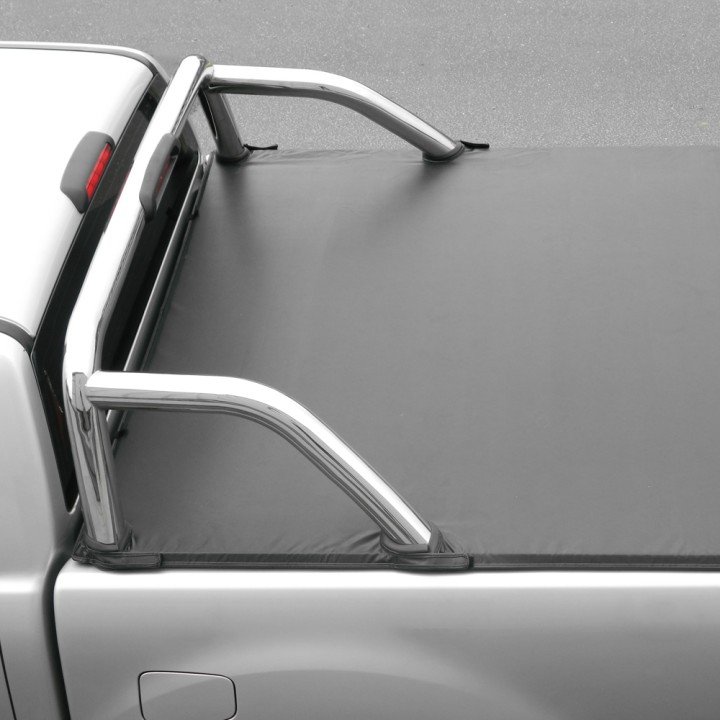 Soft Top Tonneau Bed Cover, Keko Soft, Ford Ranger Limited / Stormtrak / Thunder / Wildtrak / Wolftrak / XL / XLT Double Cab 2019 - 2022 - EDK.ro