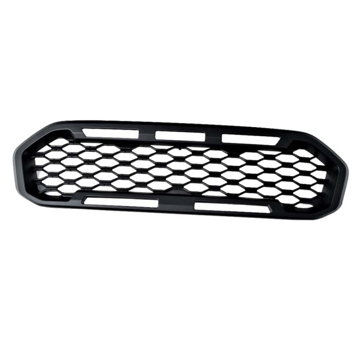 Front Grille, Predator Mesh, Color Matt Black, Ford Ranger Double Cab 2019 - 2022 - EDK.ro