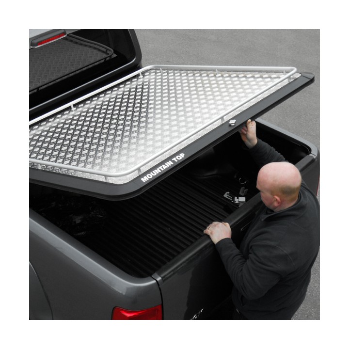 Lid Tonneau Bed Cover, Mountain Top Chequer, Ford Ranger Extra Cab 2019 - 2022 - EDK.ro