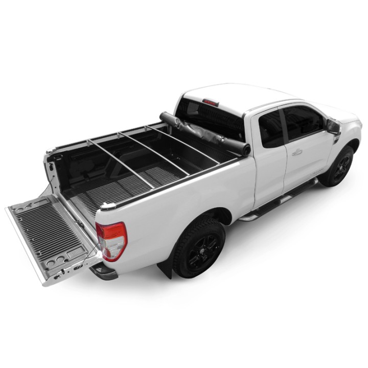 Soft Top Tonneau Bed Cover, Trux Roll, Ford Ranger Limited / Stormtrak / Thunder / Wildtrak / Wolftrak / XL / XLT Extra Cab 2019 - 2022 - EDK.ro