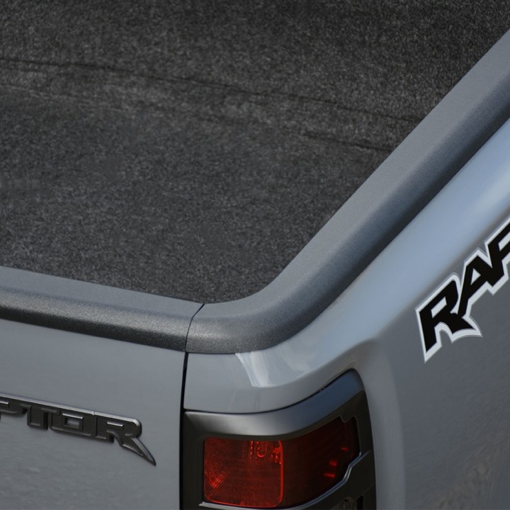 Bed Rail Caps, Aeroklas Tailgate Protection, Ford Ranger Raptor 2019 - 2022 - EDK.ro
