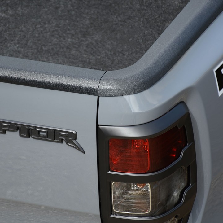 Bed Rail Caps, Aeroklas Tailgate Protection, Ford Ranger Raptor 2019 - 2022 - EDK.ro
