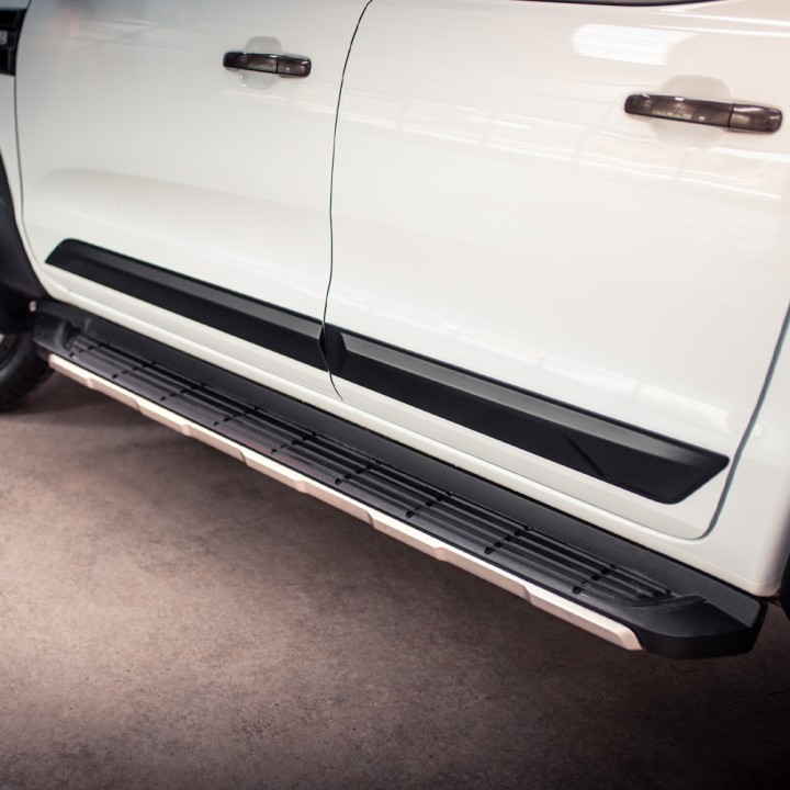 Door Side Trim, Trux, Color Matt Black, Ford Ranger Raptor 2019 - 2022 - EDK.ro