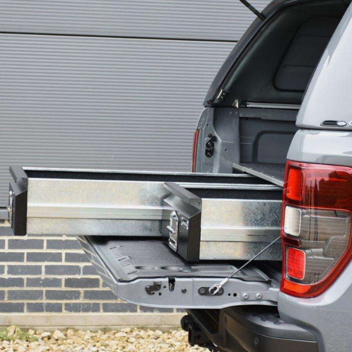 Drawer System, Aeroklas Bespoke Load Bed, Ford Ranger Raptor 2019 - 2022 - EDK.ro