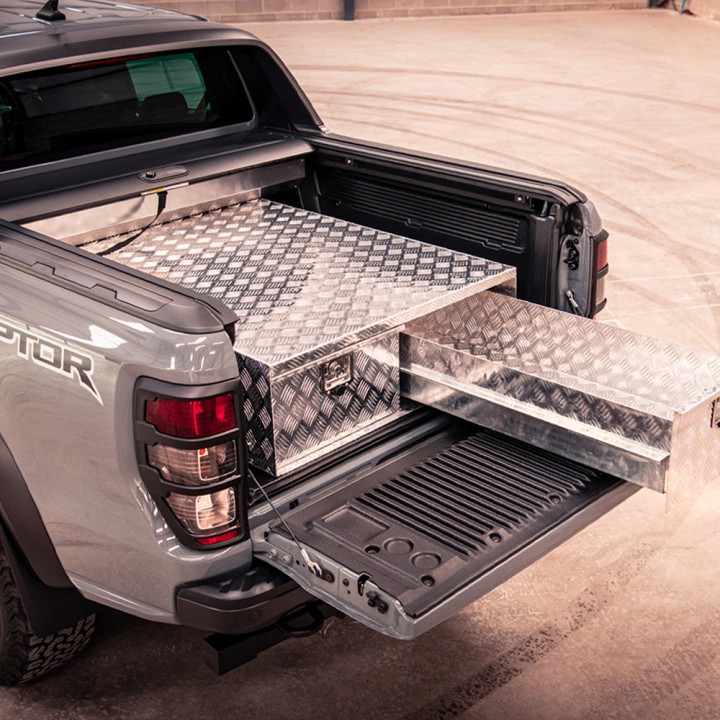Sistem de Sertare, Trux Aluminiu System, Ford Ranger Raptor 2019 - 2022 - EDK.ro