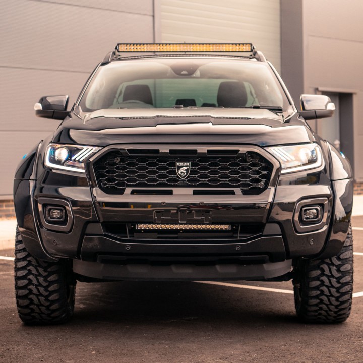 LED Headlights, Predator Mustang Style, Ford Ranger Raptor 2019 - 2022 - EDK.ro