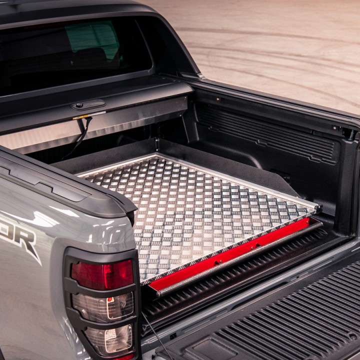 Sliding Bed Tray, ProTop Standard - Alloy, Ford Ranger Raptor 2019 - 2022 - EDK.ro
