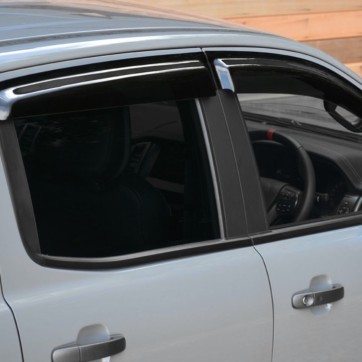 Set 4 Paravânturi, Trux, Culoare Fumuriu, Ford Ranger Raptor 2019 - 2022 - EDK.ro