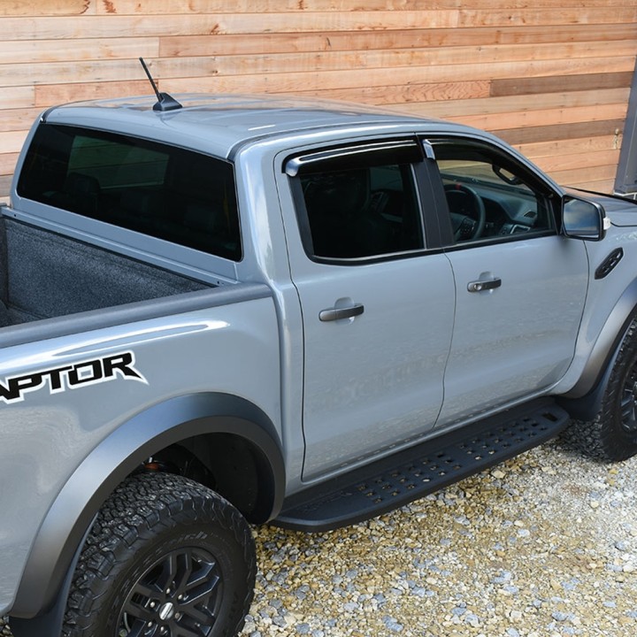 Wind Deflectors Set of 4, Trux, Color Tinted, Ford Ranger Raptor 2019 - 2022 - EDK.ro