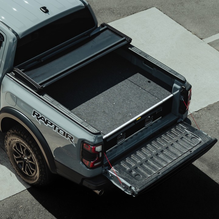 Soft Top Tonneau Bed Cover, Trux Tri-Fold, Ford Ranger Double Cab 2023 - Present - EDK.ro