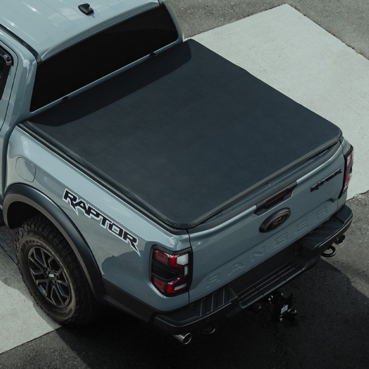 Soft Top Tonneau Bed Cover, Trux Tri-Fold, Ford Ranger Double Cab 2023 - Present - EDK.ro